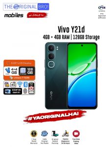 Vivo Y21d - 4GB RAM - 128GB Storage - Easy Monthly Installments - PTA Approved - 1 Year Official Warranty - The Original Bro Mobiles - TOB70
